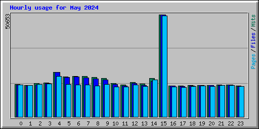 Hourly usage for May 2024